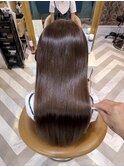 イメチェン外ハネボブ美髪ワイドバングレイヤー髪質改善縮毛矯正