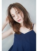 【GEEKS渋谷】グレージュ/ロングレイヤー/伸ばしかけ/春夏カラー