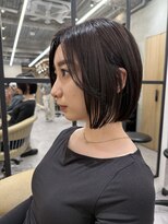 ロンドプロフィール 浦和(Lond profil)&nbsp;イメチェン　ボブ　外ハネボブ　美髪　ホワイトブロンド　韓国