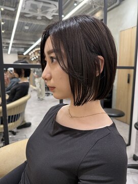 ロンドプロフィール 浦和(Lond profil) イメチェン　ボブ　外ハネボブ　美髪　ホワイトブロンド　韓国