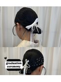 卒業式袴ヘアセット
