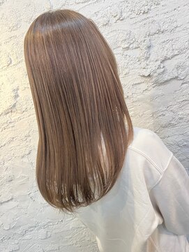 ラム(L'am) ロング/透明感カラー/ベージュカラー/ダブルカラー/高松