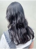 ロングくびれヘア美髪韓国ヘア顔周りレイヤー_ba505871