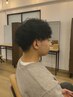 【OPEN 記念♪】メンズカット＋パーマ ￥11000→￥9900