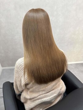 ワク 藤沢店(waku) ハイトーン　ベージュ　ダブルカラー