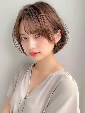 クラン 岡本(Chlan) 《大人可愛いの王道》抜け感たっぷりミニボブ