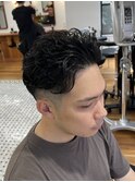 リバースカール/刈り上げショート/メンズカット/くせ毛カット