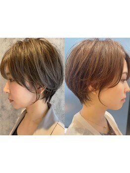 360°フォルムを楽しめるショートやボブが好評★再現性抜群の朝の時短ヘアならお任せ♪