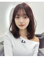 オーウェル 銀座(Owelle)&nbsp;【Owelle 銀座】レイヤースタイル×ピンクブラウン