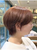 大人ガーリー/レイヤーショート/前髪白髪/20代30代40代50代/大宮
