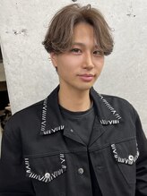 サイン メンズ 渋谷(SIGN men's)&nbsp;スパイキーショートメンズカットダブルカラーセンターパート