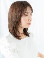 カバーヘア ブリス 上尾西口店(COVER HAIR bliss) ミルクティーブラウンレイヤースタイル//上尾20代30代40代