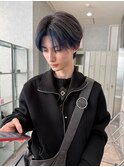 センターパート/インナーカラー