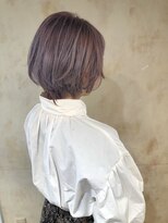 フリックヘアサロン 梅田茶屋町2号店(FLICK HAIR SALON)&nbsp;ダブルカラー/ラベンダー/ショートヘア