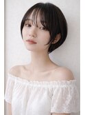 《可愛い前髪に》前髪カット/髪質改善/ショートヘア/新宿駅