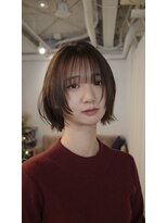 フェイバリットガーデン(favorite garden) ミニボブレイヤーとグレージュ 20代30代40代大人可愛い