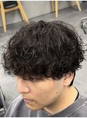 シャドウパーマ/無造作パーマ/メンズマッシュ