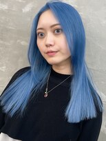 プネル 渋谷(PUNEL)&nbsp;渋谷 アイスブルー モードブルー　寒色ハイトーン ケアブリーチ