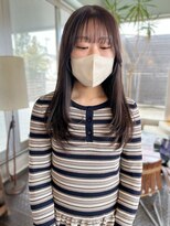 ヘアラウンジ アングゥ(hair lounge ungu)&nbsp;顔まわりレイヤーの柔らかロング