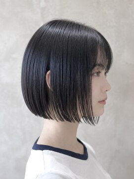 ジールサロン つくば本店 切りっぱなし ボブ