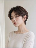 大人ショート×ハンサムショート20代30代40代丸顔面長池袋