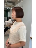 レイヤーボブ/ショートボブ/シースルー/顔周り/30代40代50代/柏
