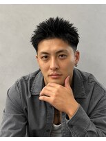 レジットブライト カナザワ(LEGIT BRIGHT KANAZAWA)&nbsp;アップバングショート/ツーブロック/MEN‘S/金沢