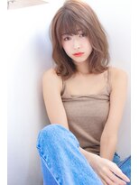 サングース(Sungoose)&nbsp;王道ミディ#ココアブラウン大人かわいいフリンジウェーブ