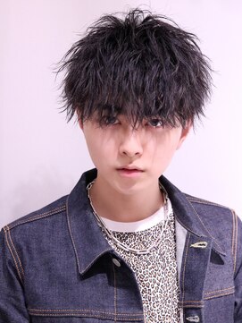 ネイビー(NAVY) ラフツイストマッシュ