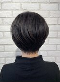 襟足スッキリショートボブ