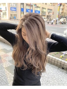 ボアップ 新居浜店(boappu) #バレイヤージュ #バレイヤージュカラー #外国人風