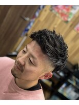 ピシャッとニ代目銀二郎&nbsp;ツーブロフェード