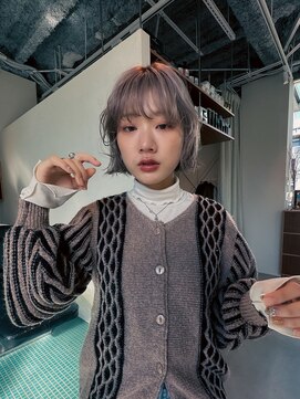 エルム 原宿 表参道(yelm) 原宿/インナーカラー/イヤリングカラー/ブリーチ/ダブルカラー