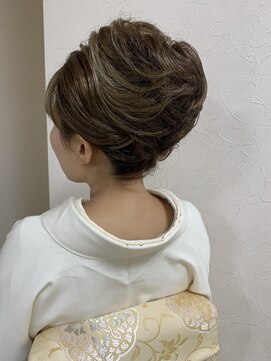 ヘアーサロン シバノ(Hair Salon SHIBANO) ショートでもアップ
