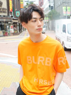 アイティーバイアルバム 八王子店(IT by ALBUM) リバースムーブマッシュ_マッシュパーマハイライト波巻き_49121