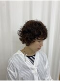 ショート×パーマ