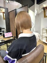 アルカナ 明治神宮前原宿(ARCANA)&nbsp;グレーベージュ グレージュ ことりベージュ 切りっぱなしボブ