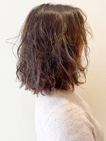 ヘアーブリーズ(hair breeze) 20代30代40代ゆるふわ大人可愛いくせ毛風パーマミディアムボブ