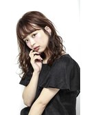 ゆるふわ癖毛風デジタルパーマミディアムパーマボブパーマ