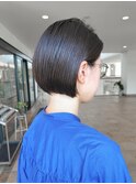 パツッとボブ/ショートカット/ショートヘア/20代/30代/40代