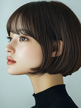 クロワ(croix) ナチュラルブラウン大人ボブ