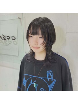 タブーセントラル(TABOO Central) 【TABOO Central】鎖骨下のミディアムウルフカット