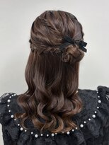 アールエーサロンモノクロ 秋葉原(RA SALON モノクロ)&nbsp;あみこみハーフおだんご