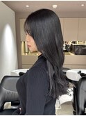 グレージュカラー/髪質改善/暗髪/レイヤーカット[恵比寿駅]