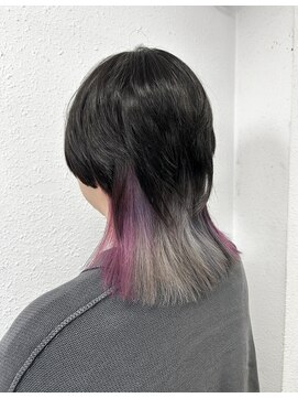 ジェナ(Jena) 1色に飽きた方には☆奇抜可愛いインナーカラー