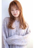 20代30代ブリーチなし大人可愛いゆるふわピレンジカラー