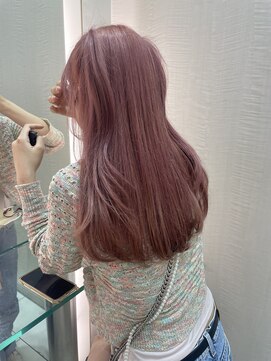 ユッカ 梅田(YUCCA) 【YUCCA】大人可愛い/ロング/pink beige