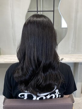 ピンク シー バイ アンジェリカ 瓢箪山2号店(PINQ she by ANGELICA) #韓国ヘア #ブルーブラック