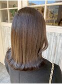 大人かわいい20代30代ヘルシーレイヤーアッシュグレージュ