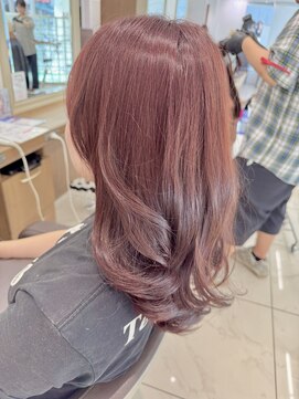 アッシュ 下北沢店(Ash) ムラがなじむ!ピンクベージュの髪質改善カラー